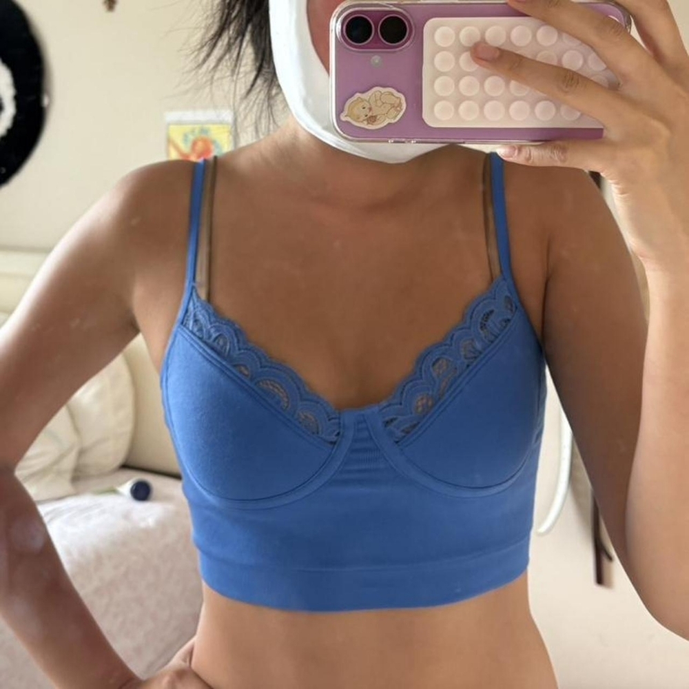 Aerie Blue Bralette